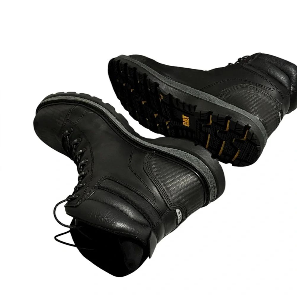 CATERPILLAR - SIZE 13 - EXCELLENT CONDITION STEEL TOE HEAVY DUTY WORK‎ BOOTS S5
